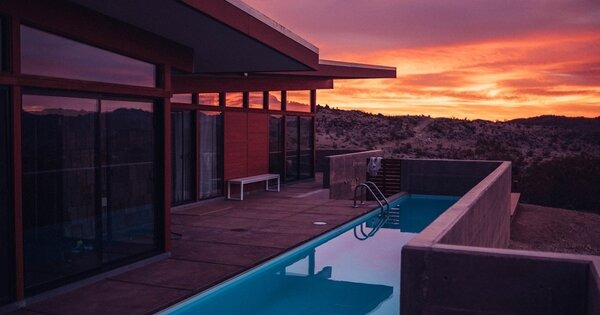 desert home with pool